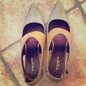 Coach heels size 7